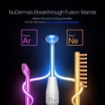 thumbnail image 2 of Varita de terapia clínica para la piel NuDerma - Máquina portátil para terapia de la piel con 6 varitas Fusion Neon + Argón - Antienvejecimiento - Clarificante - Estiramiento y luminosidad de la piel, 2 of 5