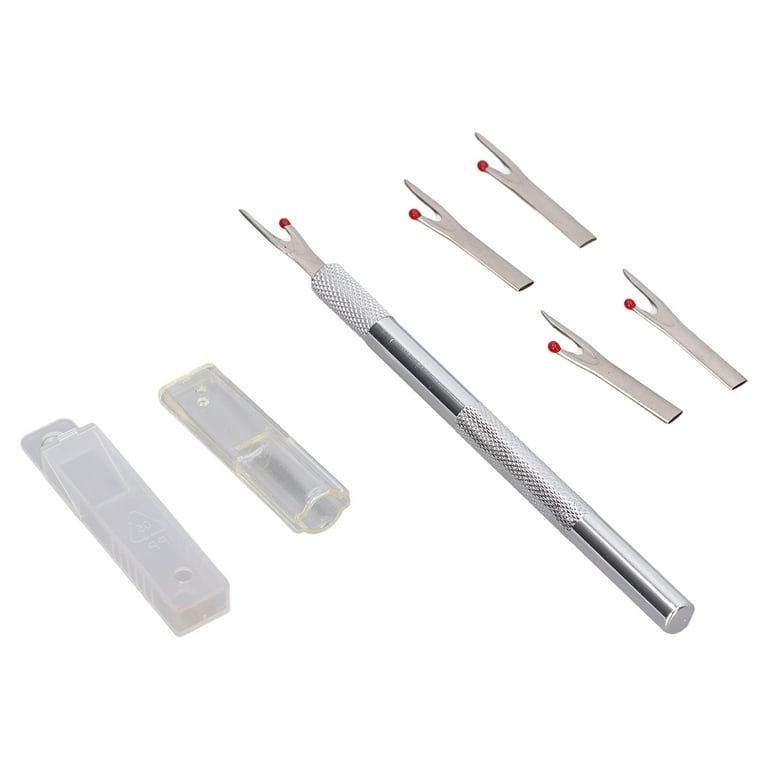 One Set Seam Cutter Effective Stitch Remover Protective Aluminum Alloy  Steel Embroidery Removal Tool For Sewing Project