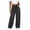 Gray, variant on Women's High Waist Button Fly Straight Leg Jeans,Loose Wide Leg Classic Denim Casual Trousers with Pockets,Dark Blue Women's XXS-XXXXL