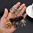 thumbnail image 2 of Astronaut Keychain Pendant Robot Paceman Keyring Space Robot Car Key Holder for Men Women Space Lover Gifts Bag Charm 2pcs, 2 of 8