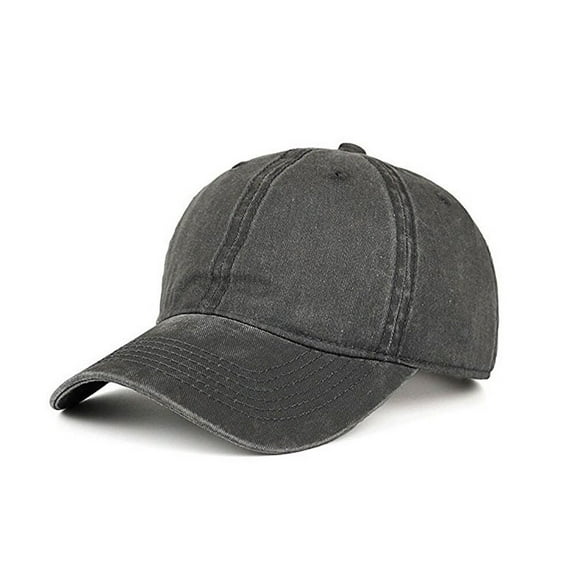 Cotton Cap Baseball Caps Hat Adjustable Polo Style Washed Plain Solid Visor