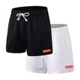 thumbnail image 1 of Shorts Deportivos De Secado Rápidopara Hombre 2 Piezas, 1 of 7