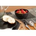thumbnail image 4 of 10 Strawberry Street Wazee Matte 5.5"/20oz Cereal Bowl, Set of 6, Black, 4 of 6