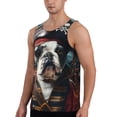 thumbnail image 2 of Vsdgher Pirate Bulldog On Deck Men's Workout Tank Tops Sleeveless Gym Shirt Quick Dry Fitness Bodybuilding Sleeveless T Shirt-3X-Large, 2 of 7