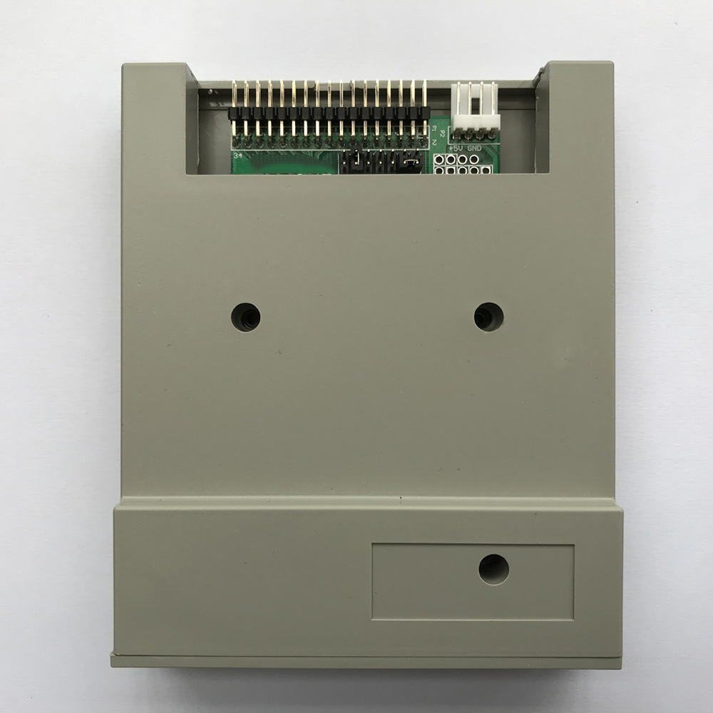 SFRM72- 3.5 Inch 72KB USB Floppy Drive Emulator for Happy Embroidery Machine Industrial,1 * USB Emulator,Grey white