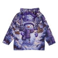 thumbnail image 5 of AUNVITO Christmas Print Hooded Zip-Up Hoodie with Pockets Long Sleeve Sportswear for Boys & Girls 4-12Y Casual Winter Outerwear, 5 of 6