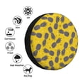 thumbnail image 4 of Logiee Summer Pineapple Print Spare Tire Cover, Universal Wheel Protectors,Waterproof Dust-Proof UV Sun Wheel Tire Cover,Fit for SUV, RV, Travel Trailer, Truck-16 inch, 4 of 6