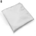 thumbnail image 6 of Eosunjian Men's Pocket Hanky Towel Plain Solid Color Wedding Party Square Handkerchief White, 6 of 10