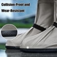 thumbnail image 5 of Rain Shoe Cover Waterproof Reusable Unisex Motorcycle Cycling Bike Rain Boot Shoes Covers Rainproof Shoes Cover,XL, 5 of 5
