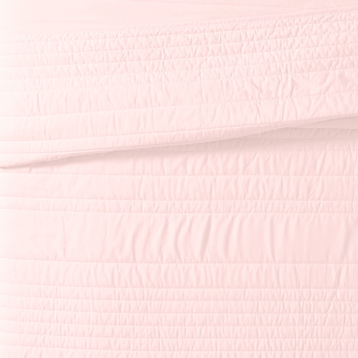Truly Calm Antimicrobial 100% Microfiber Polyester Blush 3-Piece Full/Queen Quilt Set, Solid Casual themed, Adult Bedding, OEKO-TEX Certified