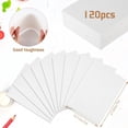 thumbnail image 4 of 120 hojas de papel de acuarela a granel, 140 lb/300 GSM papel prensado en frío, papel blanco de color agua para niños, estudiantes, adultos, artistas que dibujan tarjetas de regalo de Navidad, relleno, 4 of 4