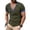 Army Green, variant on Dovford Men's T Shirts Short Sleeve Classic V Neck T-Shirt Casual Summer Basic Tee Shirt 2025