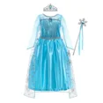 thumbnail image 1 of Disfraz de Elsa y Reina de las Nieves para niñas de Disney, disfraz de fiesta de carnaval, vestido de fiesta de graduación, ropa para niños, vestido de princesa Frozen, 1 of 5