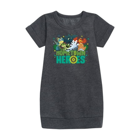 

How to Train Your Dragon - Hometown Heros - Toddler And Youth Girls Fleece Dress