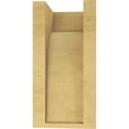thumbnail image 4 of 5"W x 5"D x 10"H Wide Legacy Rough Cedar Woodgrain TimberThane Corbel, Primed Tan, 4 of 6