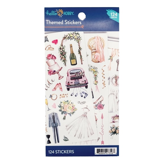 Hello Hobby Sticker Pack - Wedding Celebration
