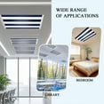 thumbnail image 4 of Fluorescent Light Covers for Ceiling Lights 4x2 feet, 1 Pack Magnetic Light Filters for Classroom, Fluorescent Light Shade Panel for Office School Drop Home, 4 of 9