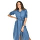 thumbnail image 4 of Vestido Denim Roman Fashion /Juvenil, 1753 (Mezclilla tono medio) multicolor CH, 4 of 5