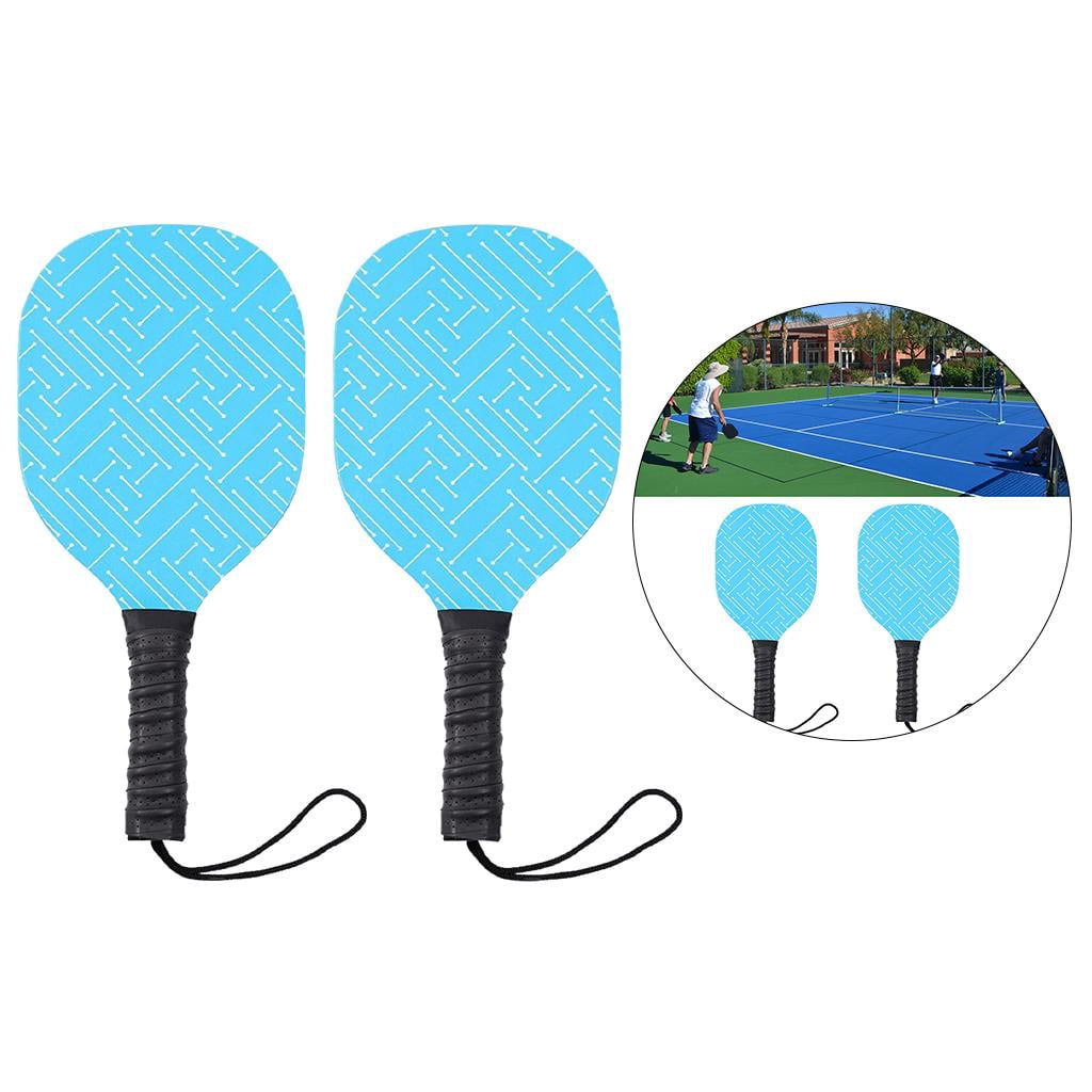 DimyFew Pickleball Paddles Set Anti-Slip with Carrying Case Handle for Indoor Players Outdoor 2 rackets