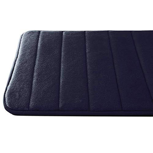 Memory Foam Bath Mat Available in a Wide Variety of Colors Super Soft & Absorbent with Anti-Slip Backing One Bath Mat, Chocolate Luxor Linens 17 x 25 inch Luxurious - Giovanni Line