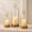 Gold, variant on Set of 3 Hurricane Glass Candle Holders (15", 9", and 7")
