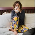 thumbnail image 2 of Old Bay Fuzzy Can Pattern Yellow/Blue Lounge Pants Pajamas, 2 of 2