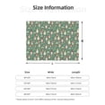 thumbnail image 5 of Uemuo Mushrooms Gnome Printed Throw Blanket for Couch, Fluffy Fuzzy Blankets for Bed, Sofa, Cozy Flannel Faux Fur Blanket-50"x40", 5 of 6