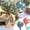 Blue, variant on Bubble Single Shot Air Cannon Toy for Kids, Large Output No Battery Handheld Toy Air Cannon with 15 Bubble Solution Refills, Outdoor Party Summer Bubble Air blaster for Boys Girls Backyard Play