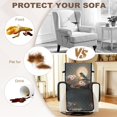thumbnail image 7 of SCRAWLGOD Hummingbird Print Recliner Chair Cover Cherry Blossom Print Universal Removable Furniture Protector Washable Non Slip Recliner Chair Cover with Pocket, 7 of 7