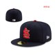 thumbnail image 2 of New Era St. Louis Cardinals Pro Baseball League gorra de béisbol no ajustable de moda gorra de ala plana totalmente cerrada, 2 of 4