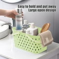 thumbnail image 5 of STPToys Portable Shower Caddy Plastic Basket,Cleaning Shower Basket with Handle for Bathroom Kitchen Dorm Storage & Organization - Green, 5 of 7