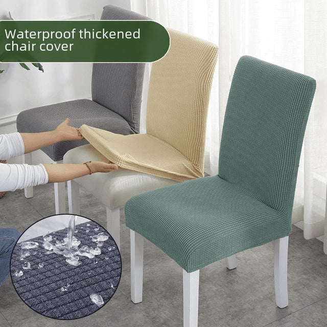 Funda de silla impermeable de vellón grueso, funda de silla elástica todo incluido para el hogar del hotel, funda de silla antideslizante universal para las cuatro estaciones