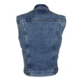 thumbnail image 2 of Levi's Men's Regular Fit Button Up Cut Off Denim Trucker Vest, 2 of 3