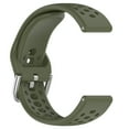 thumbnail image 4 of Tono de silicona correa con conector de metal deportivo de reemplazo reloj hebilla pulsera, 4 of 4