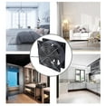 thumbnail image 4 of RUISINERY High Airflows 12cm Cooling Fan 12V 2.7A 6000RPM 2 Ball Bearings for Workstations and Servers Ventilation, 4 of 7