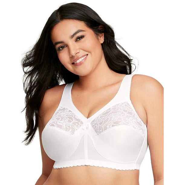 Glamorise MagicLift Cotton Wire-free Support Bra - Cafe - Curvy Bras