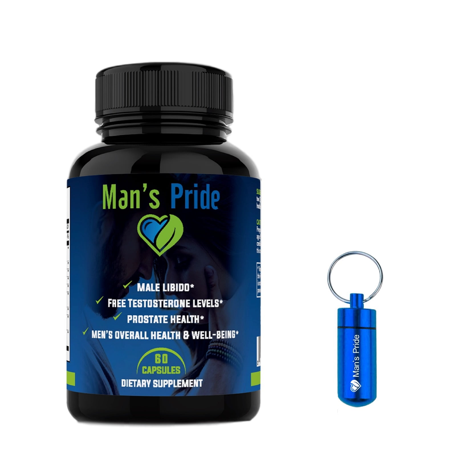 Man's Pride Natural Testosterone Booster Supplement for Men Increases