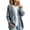 #A05-Sky Blue, variant on Dweltoz Leopard Print Cardigan Sweaters for Women Open Front V Neck Knitted Cardigan Sweaters Long Sleeve Button Fall Sweaters Coat Fuzzy Oversized Cozy Sweaters