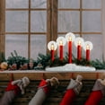 thumbnail image 3 of Holiday Time Christmas 5 Lights Candelabra With Halos Clear Bulbs, 3 of 4