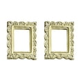thumbnail image 1 of Flmtop 2Pcs Photo Frames Anti-deformed Vintage Resin European Style Mini Picture Frame Background Decoration for Gift, 1 of 1