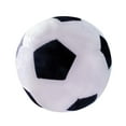 thumbnail image 1 of Juguete de fútbol de felpa multifuncional, juguetes deportivos de 17 cm de diámetro, sonajero para , juguete de peluche relleno para regalo Hora blanco negro Sunnimix fútbol de peluche, 1 of 8