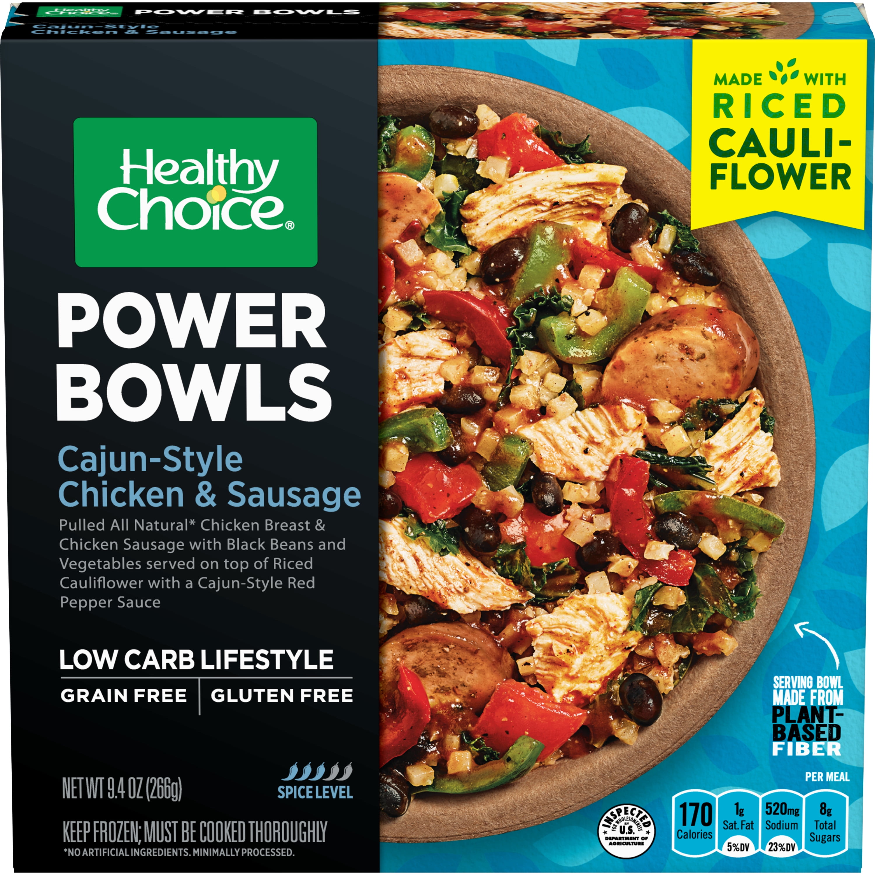 Buy Healthy Choice Power Bowls Cajun Style Chicken And Sausage With buy-healthy-choice-power-bowls-cajun-style-chicken-and-sausage-with