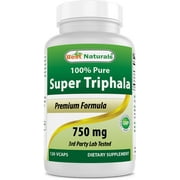 Best Naturals Triphala 750 mg 120 Vegetarian Capsules I  100% Pure