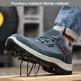 thumbnail image 6 of Safety Trainers Mens Steel Cap Trainers Lightweight Work Safety Shoes Womens Breathable Non Slip Industrial Sneakers, 6 of 7