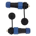 thumbnail image 4 of SD16 Plugs And Sockets, G3/8 Thread Solid Contact Pin Flame Retardant High Temperature Resistant SD16 IP68 Waterproof Connector  For Instrumentation SD16 2Pin Rear Nut,SD16 3Pin, 4 of 8