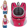 thumbnail image 2 of Code Mochila para Perros,Mochila Transpirable,Ajustable para Perros Y Gatos con Fondo Impermeable,Correas Acolchadas para Los Hombros,Mochila para Perros De Viaje, 2 of 7