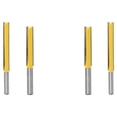 thumbnail image 1 of Broca para fresadora recta extra larga 4 Unids Long Straight Router Bit Fresa Slotted 50.8mm, 1 of 7