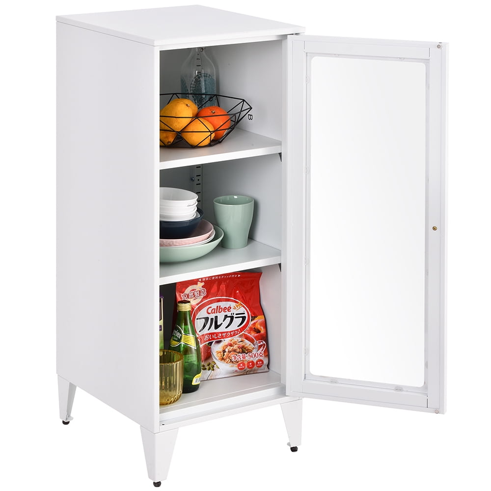 Private Jungle Freestanding Metal Storage Cabinet w/2 Adjustable Shelves and Locking Doors Private Jungle Freestanding Metal Storage Cabinet w/2 Adjustable Shelves and Locking Doors