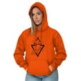 thumbnail image 3 of Triangle Whale Symbolic Spirit Animal Unisex Plus Fleece Graphic Hoodie Brisco Brands 2X, 3 of 5