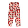 thumbnail image 5 of Goofa Red Strawberry Printed Soft Pajama Pants for Women, Wide Leg Comfy Casual Lounge Yoga Pants-Medium, 5 of 9